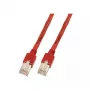 Sieťový kábel EFB Elektronik K8703.1 RJ-45 Cat5e 1 m červený