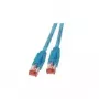Sieťový kábel EFB Elektronik 5 m RJ-45 Cat6a modrý