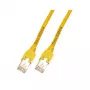 Sieťový kábel EFB Elektronik K8075.0,50 RJ-45 Cat5e 0,5 m žltý