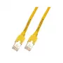 Sieťový kábel EFB Elektronik K8075.5 RJ-45 Cat5e 5 m žltý