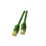 Sieťový kábel EFB Elektronik 0,5 m RJ45 Cat6a zelený