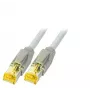 Sieťový kábel EFB Elektronik K8580GR.3 RJ-45 Cat6a 3 m sivý