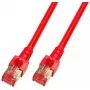 Sieťový kábel EFB Elektronik 10 m RJ-45 Cat6 červený