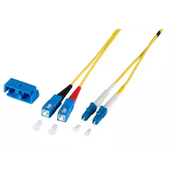 Sklolaminátový kábel EFB Elektronik O0360.0,5 0,5 m LC SC žltý