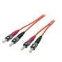 Optický kábel EFB Elektronik O6013.15 15 m ST oranžový