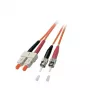 Optický kábel EFB Elektronik O6363.1 1 m SC ST oranžový