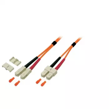 Optický kábel EFB Elektronik O6413.0 0,5 m OM2 2x SC–2x SC oranžový