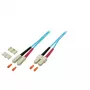 Optický kábel EFB Elektronik O7413.2 2 m SC tyrkysový
