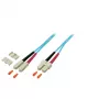 Optický kábel EFB Elektronik O7413.20 20 m SC tyrkysový