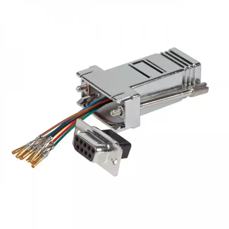 Káblový adaptér EFB Elektronik ETM23067 — DB-09 na RJ-45, sivý