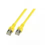 Sieťový kábel EFB Elektronik RJ45 S/FTP Cat5e 3 m žltý