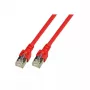 EFB Elektronik K5458.1,5 RJ45 patch kábel, Cat.5e SF/UTP, 1,5 m, červený