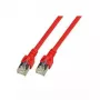Sieťový kábel EFB Elektronik RJ45 S/FTP Cat5e červený 7,5 m