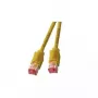 Sieťový kábel EFB Elektronik RJ45 S/FTP Cat6a 20 m žltý