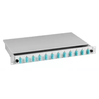 EFB Elektronik B71203.12OM3 Optická spojovacia škatuľa, SC 50/125 µm OM3, 12 pigtailov/6 spojok, výsuvná