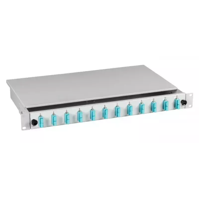 EFB Elektronik B71203.12OM3 Optická spojovacia škatuľa, SC 50/125 µm OM3, 12 pigtailov/6 spojok, výsuvná