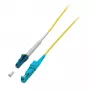 Optický kábel EFB Elektronik O0863.5 — OS2 9 µm, E-2000 (LSH) na LC, 5 m, žltý