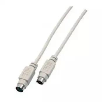 EFB Elektronik EK323.2 PS/2 predlžovací kábel, 2 m, zástrčka/zásuvka, béžový