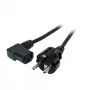 Kábel EFB Elektronik Schuko 180° - C13 90° 5 m