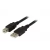 USB kábel EFB Elektronik K5256SW.1,8 1,8 m USB A USB B čierny