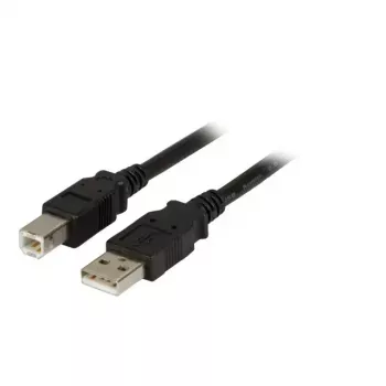 EFB Elektronik USB 2.0 A/B 3,0 m USB kábel čierny konektor samec/konektor samec