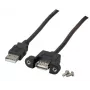 USB kábel EFB Elektronik K5291SW.3V2 3 m USB A čierny
