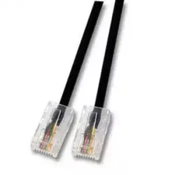 Sieťový kábel EFB Elektronik RJ45 (8/4) – RJ45 (8/4) čierny 6 m