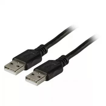 USB kábel EFB Elektronik USB 2.0 A / A 3 m čierny