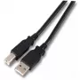 USB kábel EFB Elektronik K5255SW.0,5 0,5 m USB A na USB B čierny