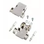 EFB Elektronik E-DH15 Metalizovaný D-Sub kryt, 15-pinový, strieborný