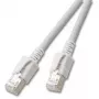 Sieťový kábel EFB Elektronik 0,5 m Cat6a RJ-45 S/FTP sivý