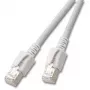 Sieťový kábel EFB Elektronik 3 m Cat6a RJ-45 S/FTP sivý