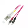 Optický kábel EFB Elektronik LC-ST 50/125µ InfiniBand 2 m ružový