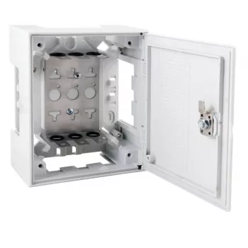Elektrické puzdro EFB Elektronik 46025.4 sivá šírka 140 mm hĺbka 76 mm výška 170 mm