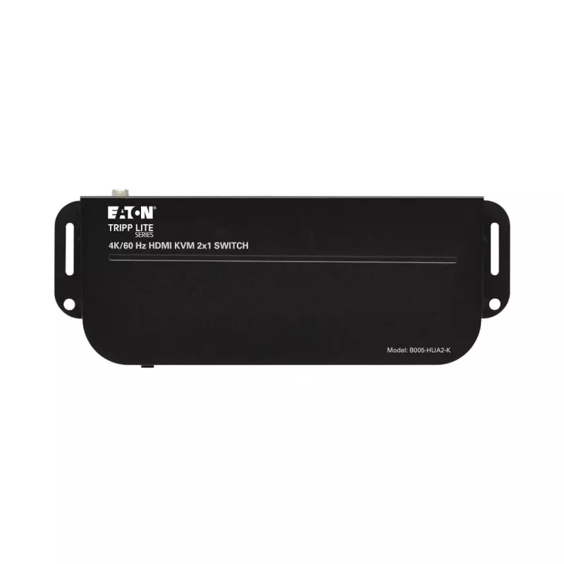 KVM prepínač 2-port HDMI/USB Tripp Lite B005-HUA2-K — 4K 60 Hz, HDR, HDCP 2.2, IR, zdieľanie USB, 1,2 m kábel