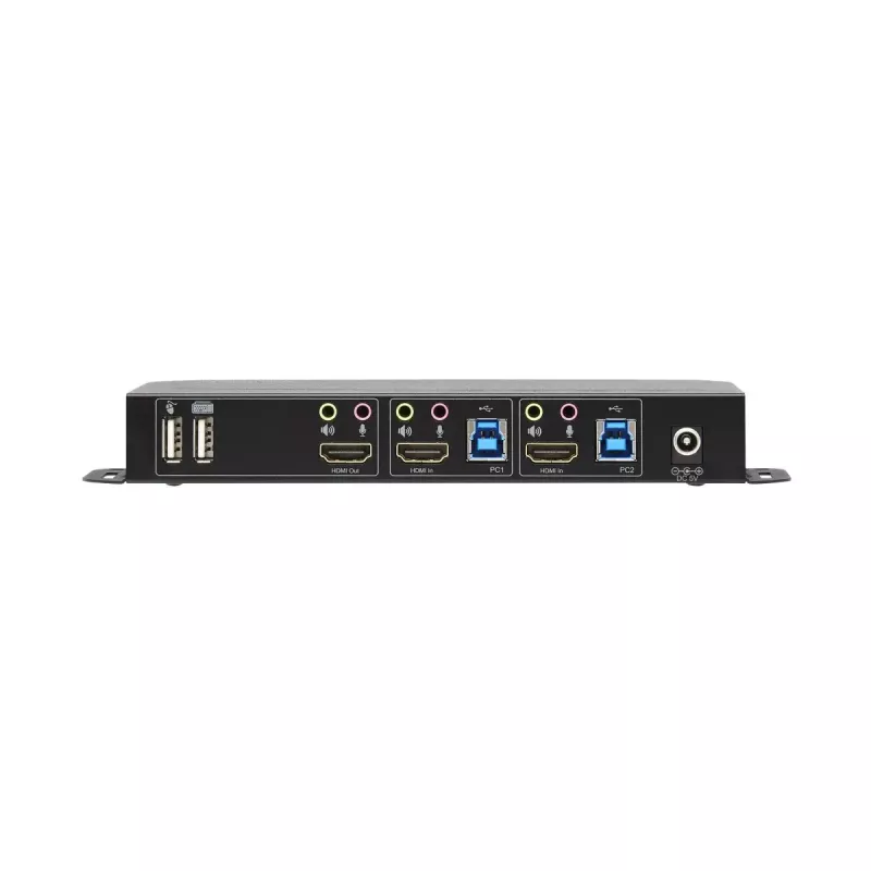 KVM prepínač 2-port HDMI/USB Tripp Lite B005-HUA2-K — 4K 60 Hz, HDR, HDCP 2.2, IR, zdieľanie USB, 1,2 m kábel