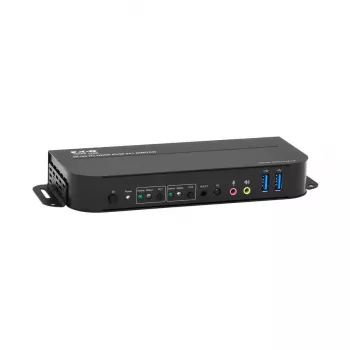 KVM prepínač 2-port HDMI/USB Tripp Lite B005-HUA2-K — 4K 60 Hz, HDR, HDCP 2.2, IR, zdieľanie USB, 1,2 m kábel