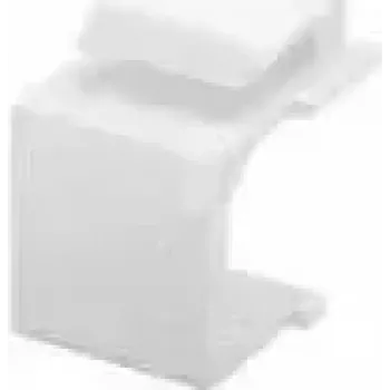 Protiprachová krytka GOOBAY Keystone Cover 16,8 mm biela, balenie 4 ks