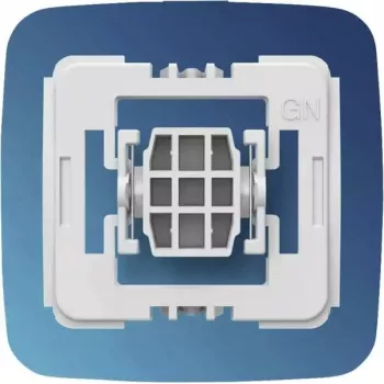 Adaptér pre vypínač Gira novej generácie eQ-3 Homematic IP — tlačidlá, bezdrôtový, biely plast, 55×21×51 mm