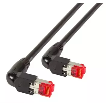 Sieťový kábel EFB Elektronik K4137SW.5 RJ-45 Cat6a 5 m čierny