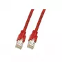 Sieťový kábel EFB Elektronik K8012.3 RJ-45 Cat5e 3 m červený
