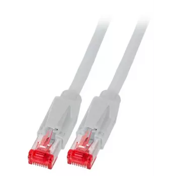 EFB Elektronik K8051.7,5 RJ45 patch kábel, Cat.6A S/FTP, 7,5 m, sivý