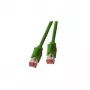 Sieťový kábel EFB Elektronik Cat.6a HiroseTM21 RJ-45 Cat6a 2m zelený