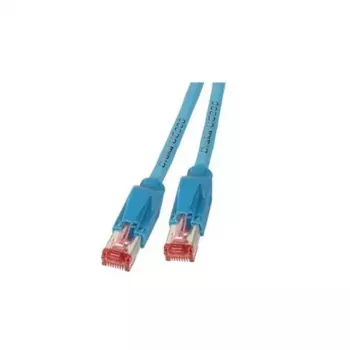 EFB Elektronik K8054.15 RJ45 patch kábel, Cat.6A S/FTP, 15 m, modrý