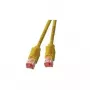 Sieťový kábel EFB Elektronik RJ45 S/FTP Cat6a RJ-45 0,5 m žltý