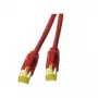 Sieťový kábel EFB Elektronik S/FTP PIMF Draka UC900 RJ-45 Cat6a 10 m červený