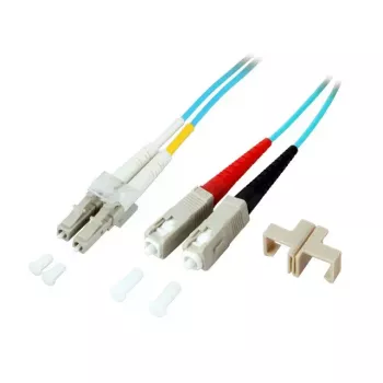 Optický kábel EFB Elektronik O0314.2 2 m LC SC tyrkysový