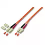 Optický kábel EFB Elektronik SC na SC 50/125 µm 10 m — Multimode