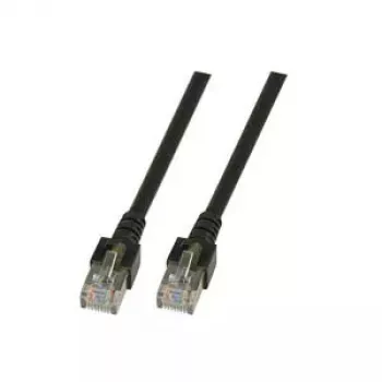 Sieťový kábel EFB Elektronik Cat5e RJ-45 10 m čierny