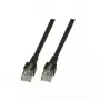 Sieťový kábel EFB Elektronik Cat5e RJ-45 10 m čierny